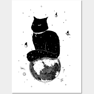 cat Posters and Art